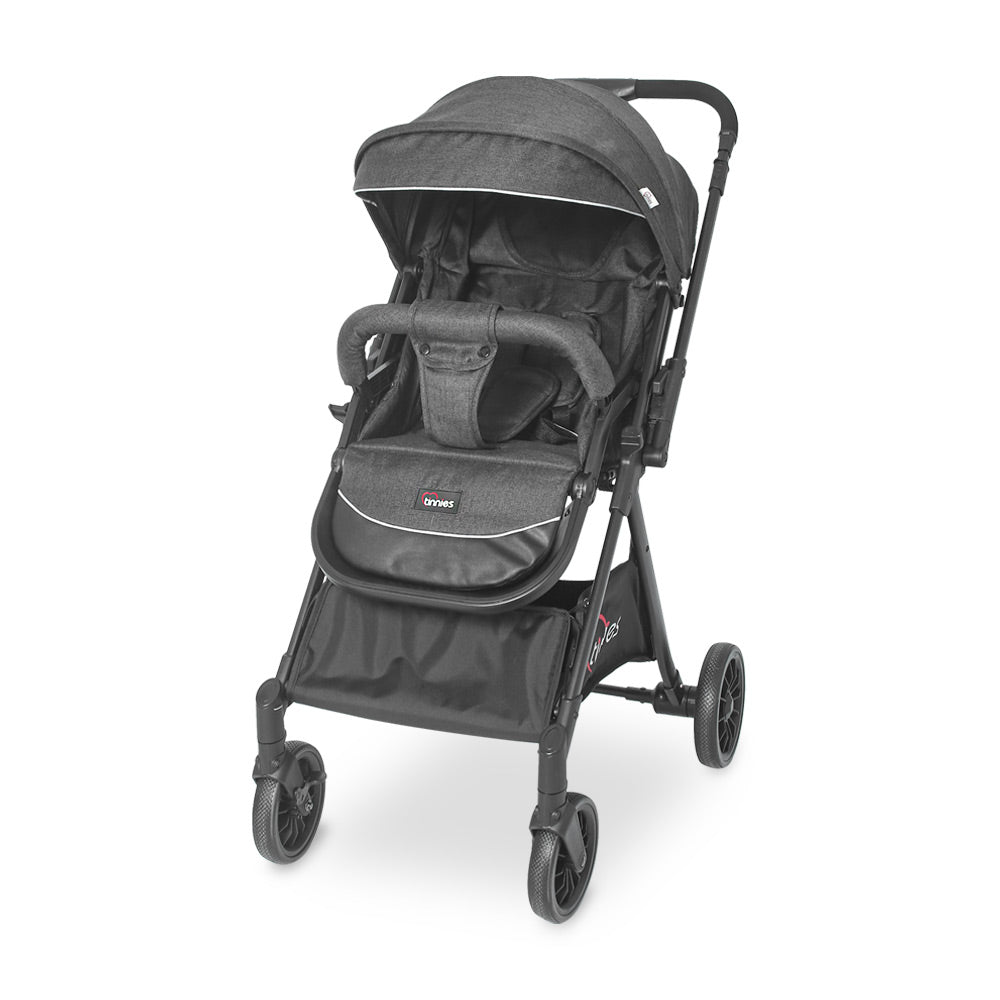 TINNIES LIGHTWEIGHT FOLDABLE BABY STROLLER – REVERSIBLE HANDLE (0–4 YEARS)