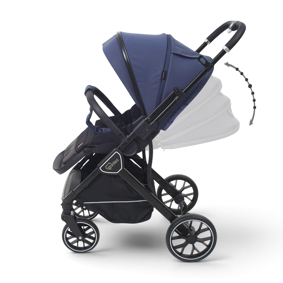 TINNIES REVERSIBLE STROLLER BLUE