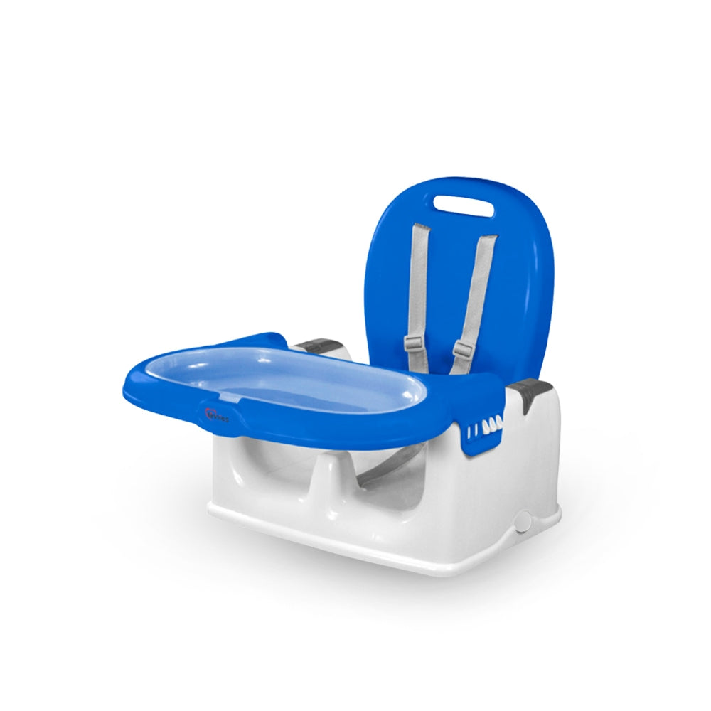 BLUE BABY BOOSTER SEAT – LIGHTWEIGHT, ADJUSTABLE & PORTABLE