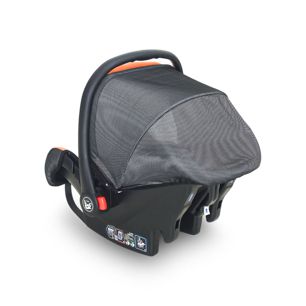 BABY CAR SEAT & CARRIER – ORANGE (0–18M, UNISEX)