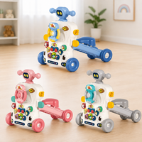 5-in-1 Multifunction Baby Walker & Activity Learning Table | Push Walker, Ride-On & Educational Toy - View 3