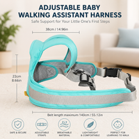 Kids Motorcycle Safety Harness with Reflective Strips | Adjustable Child Riding Safety Belt for Bikes & Scooters - View 3