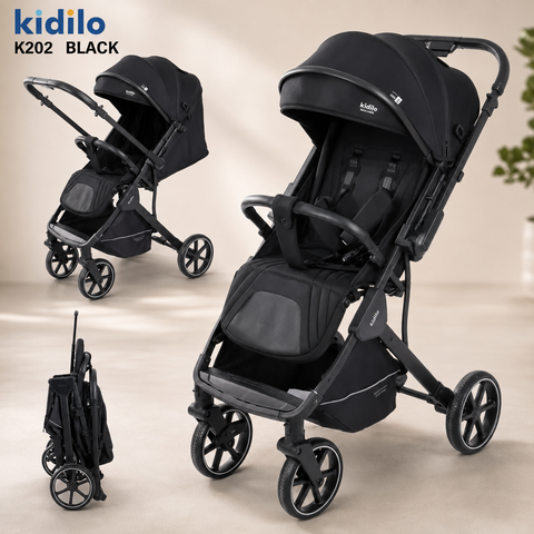 Kidilo Travel Pram K202 – Premium Stroller For Baby