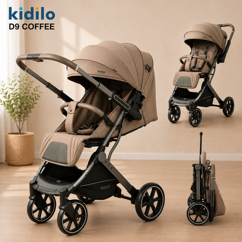 Kidilo Baby Compact Folding Stroller D9