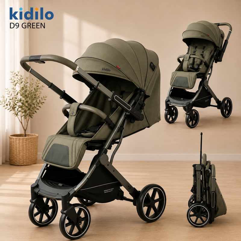 Kidilo Baby Compact Folding Stroller D9