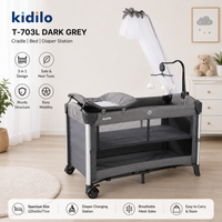 Kidilo Baby Playpen Folding Baby Cot T-703L - View 1