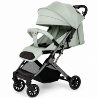 kidillo k8 pro Lightweight Baby Stroller – Compact One-Hand Fold Travel Stroller with Large Canopy, Reclining Seat & 5-Point Safety Harness - View 2