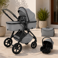 Kidilo K08M+C Premium 3-in-1 Baby Stroller & Travel System - View 2