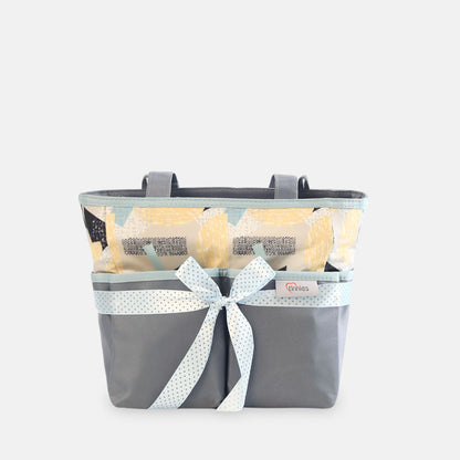 TINNIES DIAPER BAG – GREY, EVERYDAY ESSENTIALS ORGANIZED