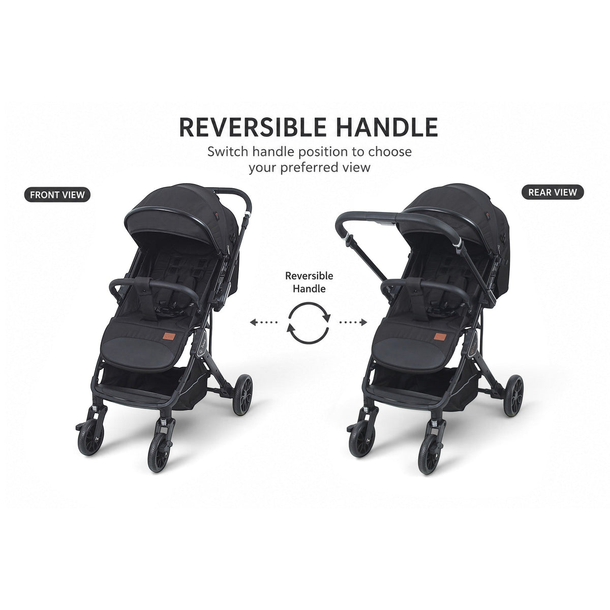 TINNIES TRAVEL STROLLER GREY