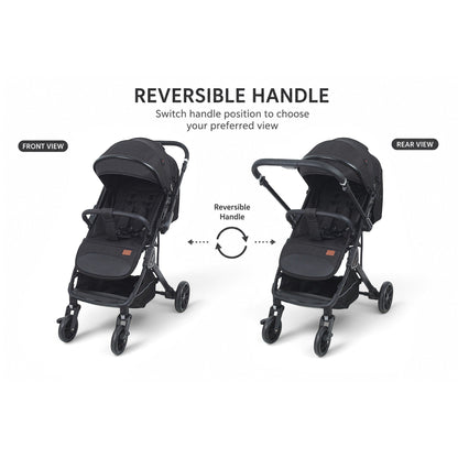 TINNIES TRAVEL STROLLER GREY