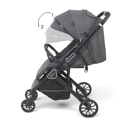 TINNIES TRAVEL STROLLER GREY