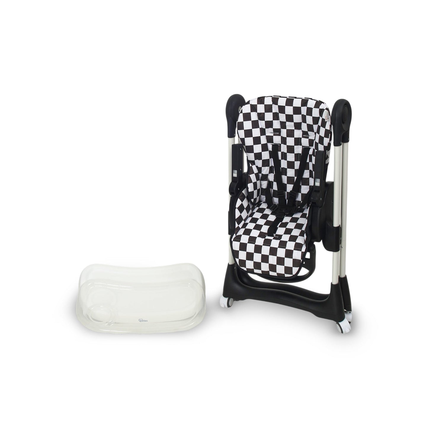 TINNIES BABY HIGH CHAIR CHECKERED PATTERN