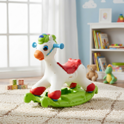 Kids Rocking Horse Ride-On Toy | Interactive Rocker for Toddlers