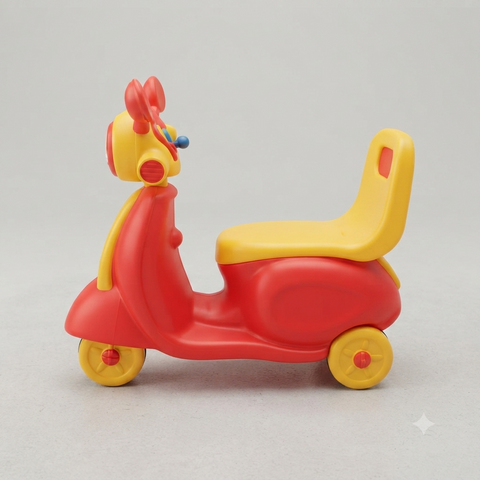 Kids Ride-On Scooter | Foot-to-Floor Toddler Push Scooter with Stable Wheels