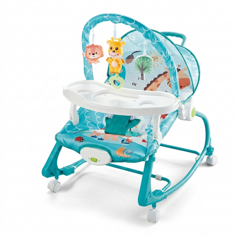 12-in-1 Versatile Baby Rocker & Soothing Activity Seat