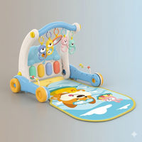 Huanger 2-in-1 Baby Piano Fitness Rack & Walker - View 2