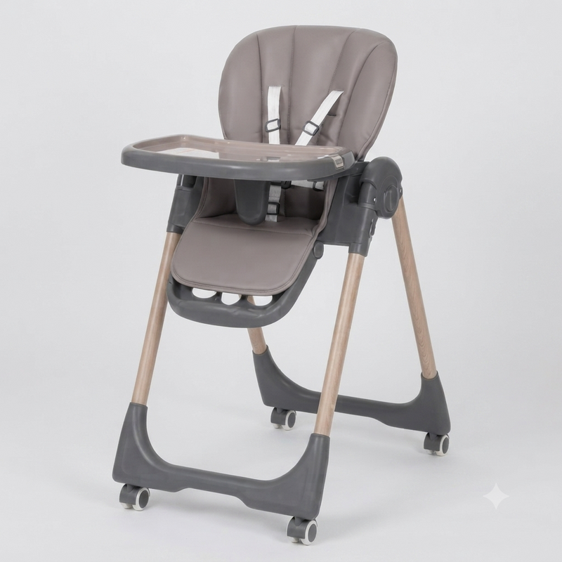 Premium Ergonomic Adjustable Baby High Chair – Sleek Modern Design