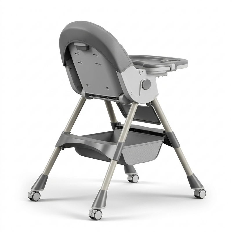 Kidilo 8131A Premium 2-in-1 Baby High Chair and Rocker