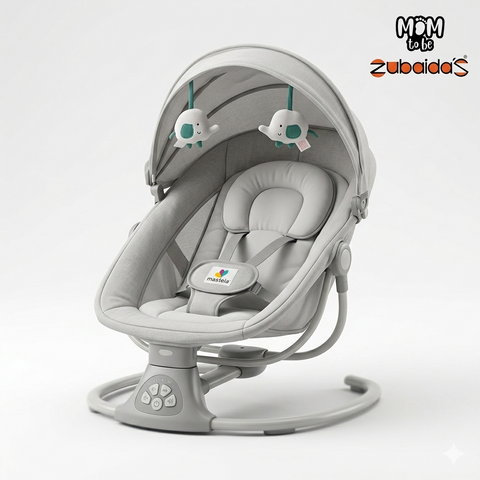 Mastela 08104 3-in-1 Deluxe Multi-Functional Bassinet & Swing - Grey