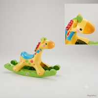 Kids Giraffe Rocking Horse | Toddler Ride-On Rocker for Indoor & Outdoor Play - View 2