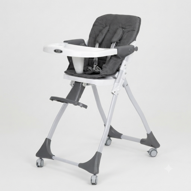 Premium Foldable Baby High Chair with Removable Tray