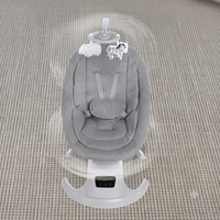Premium Electric Baby Swing Chair with Bluetooth, Music, Timer & Remote Control | Newborn Infant Rocker | Grey - View 2