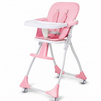 Premium Foldable Baby High Chair with Removable Tray - View 1