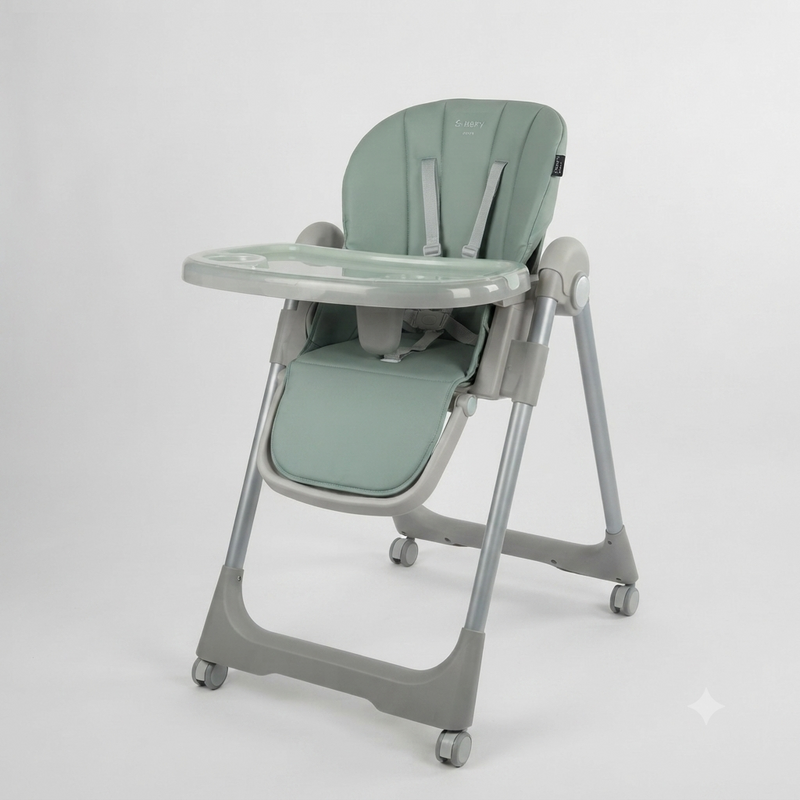 Premium Ergonomic Adjustable Baby High Chair – Sleek Modern Design