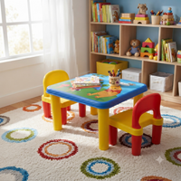 Kids Activity Table & Chair Set | Multi-Purpose Learning & Play Table for Toddlers - View 1