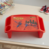Kids Lap Desk with Cup Holder & Storage Tray | Portable Study & Activity Table - View 2