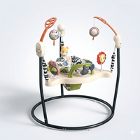 Tiibaby Baby Activity Jumperoo – Interactive Jungle Bouncer with Music & Lights - View 2