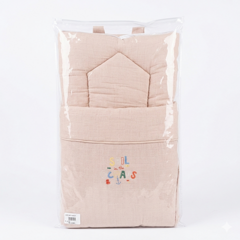 : Premium Muslin Baby Carry Nest - "Sail in the Oceans"