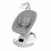 Premium Electric Baby Swing Chair with Bluetooth, Music, Timer & Remote Control | Newborn Infant Rocker | Grey - View 3