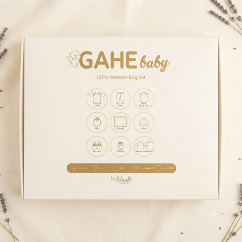 10-Piece Premium Newborn Baby Gift Set – Soft Cotton Teddy Bear Clothing Collection (0–6 Months)