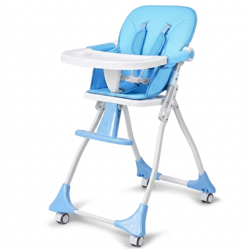 Premium Foldable Baby High Chair with Removable Tray