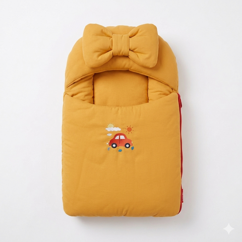 Cute Car Print Baby Carry Nest
