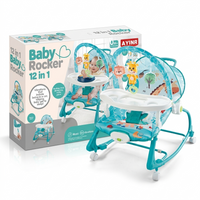 12-in-1 Versatile Baby Rocker & Soothing Activity Seat - View 2