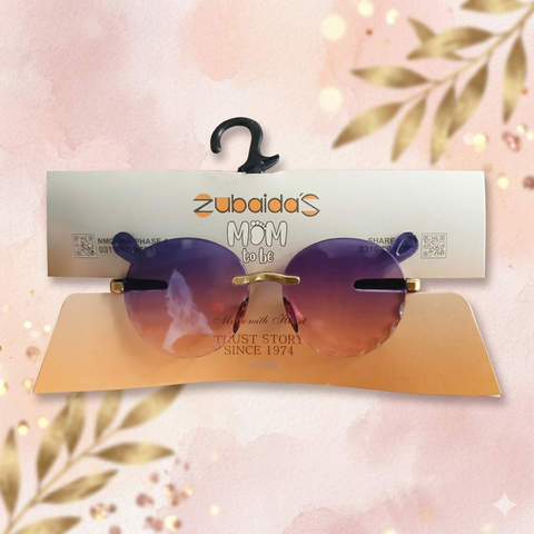 Zubaida’s "Mom to Be" Premium Round Sunglasses