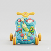 Interactive Baby Puzzle Walker & Activity Center – Sit-to-Stand Educational Learning Toy for Toddlers - View 2