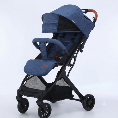 kidillo k8 Premium Lightweight Baby Stroller – Compact Foldable Travel Pram with Adjustable Canopy & Storage Basket