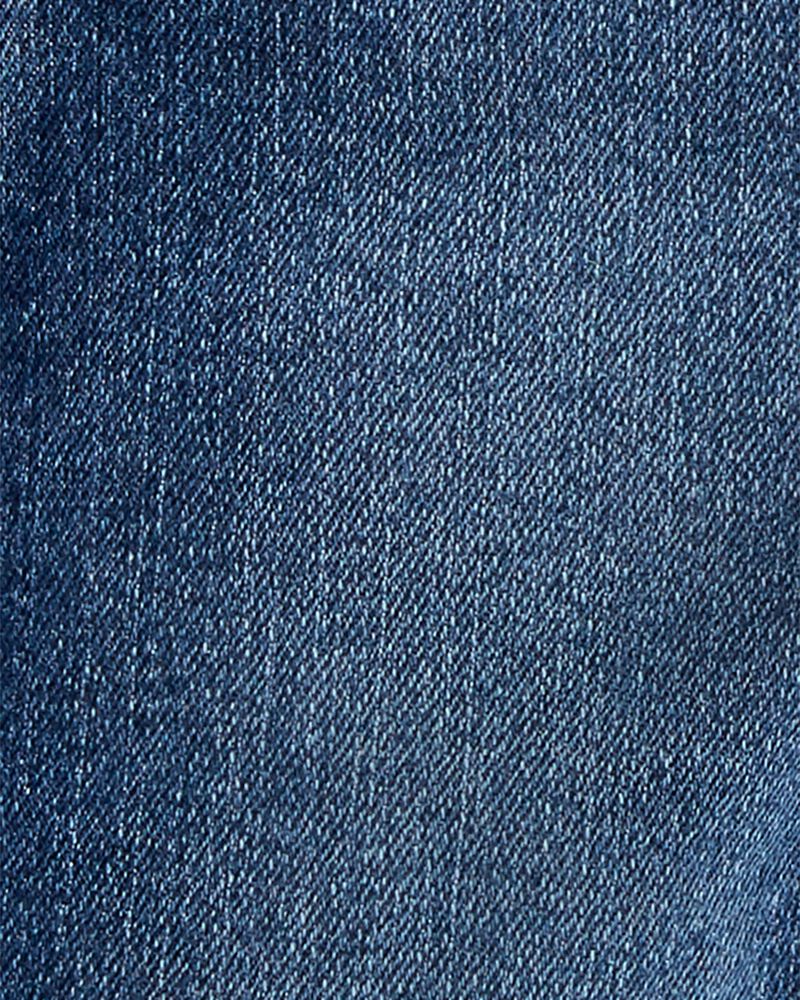 Baby Stretch Denim Classic Overalls - Dark Wash