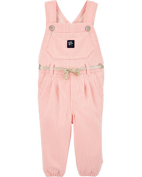 Baby Hickory Stripe Overalls