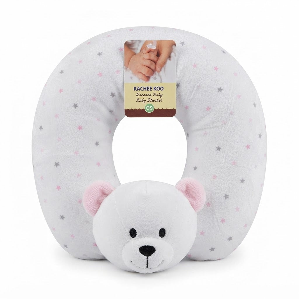 Baby Fleece Blanket and U-Shaped Neck Pillow Set -Zubaidas