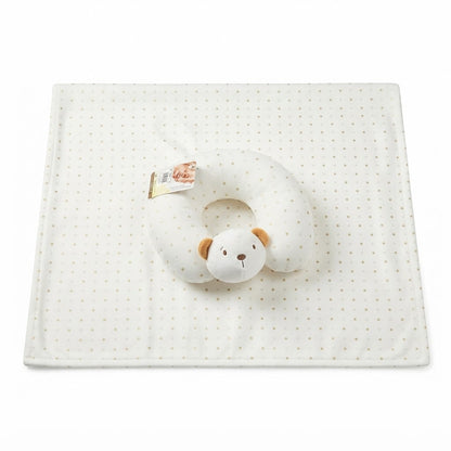 Baby Fleece Blanket and U-Shaped Neck Pillow Set - Zubaidas