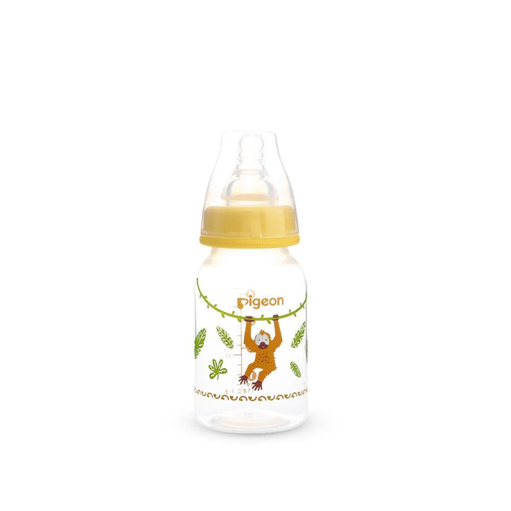 PIGEON COMPACT FLEXIBLE BABY BOTTLE – 0+ MONTHS