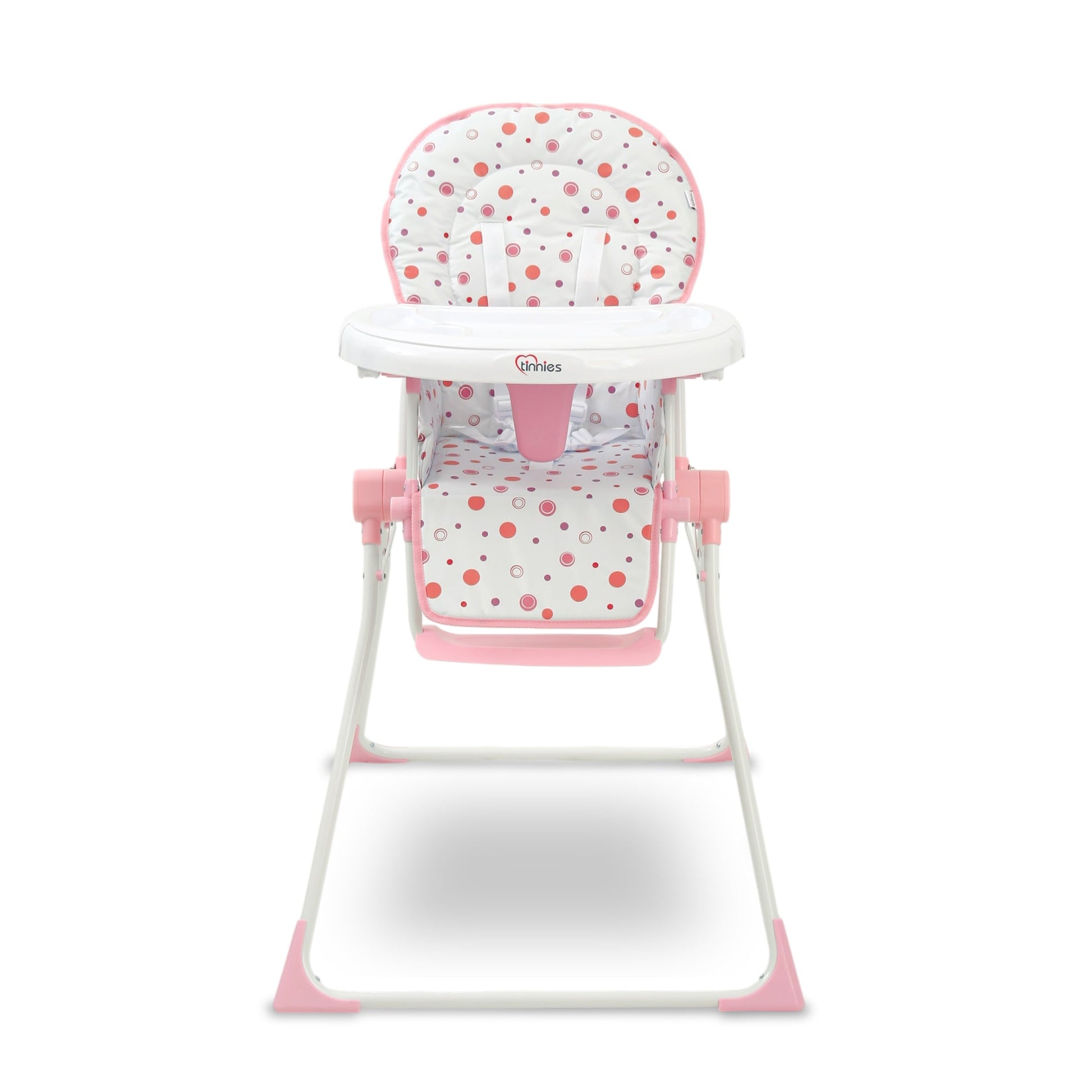 TINNIES PREMIUM POLKA DOT FOLDABLE HIGH CHAIR