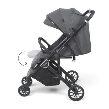 TINNIES TRAVEL STROLLER GREY