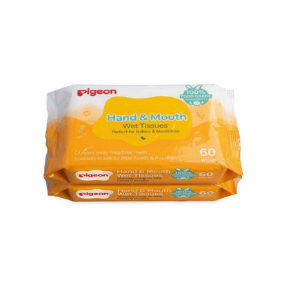 Hand & Mouth Wet Tissues 60S 2In1 Refill