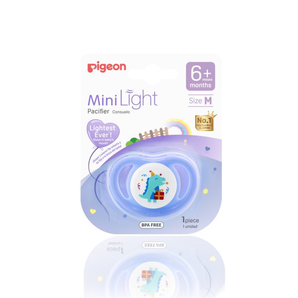 MINI LIGHT PACIFIER (M) BOY-DINO BDAY